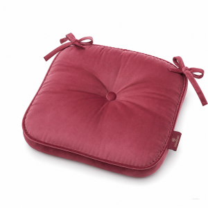VelvetBloom Chair Cushion