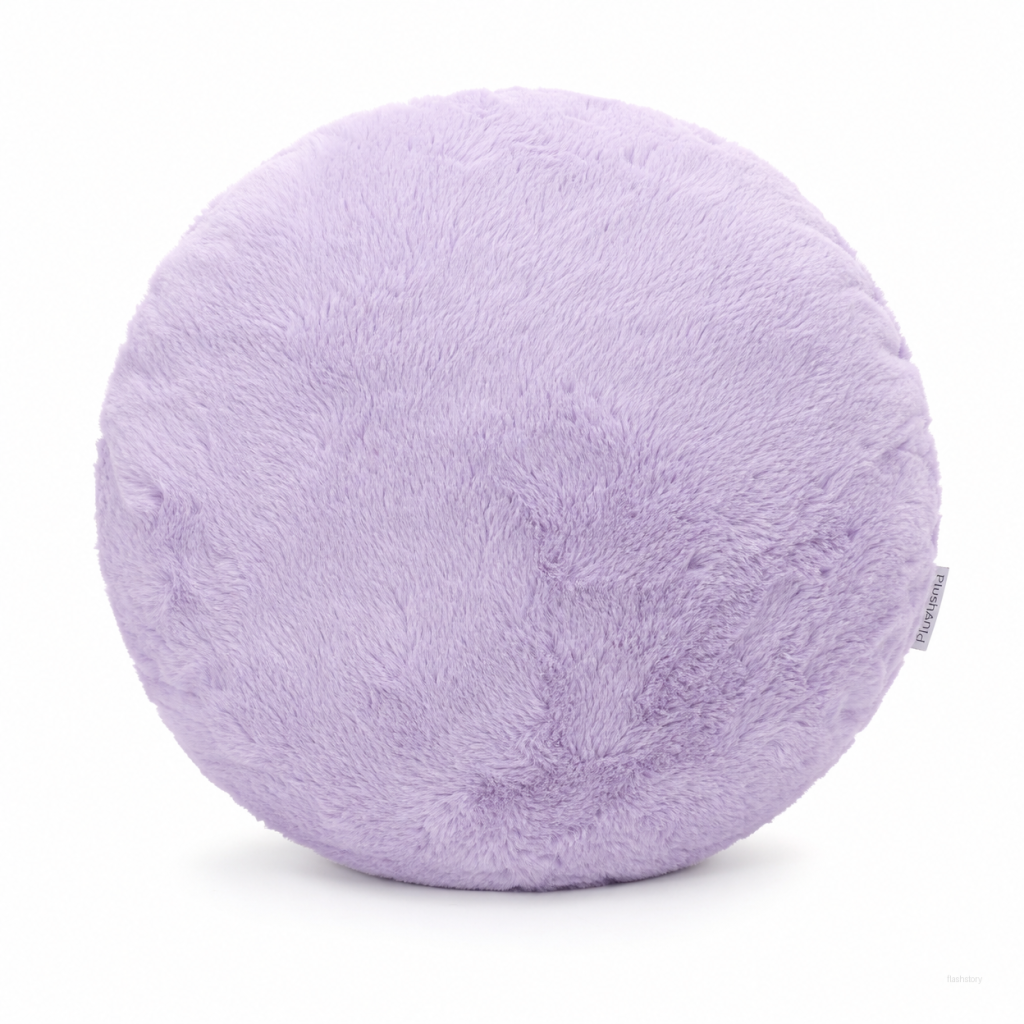 PlushAura Round Cushion
