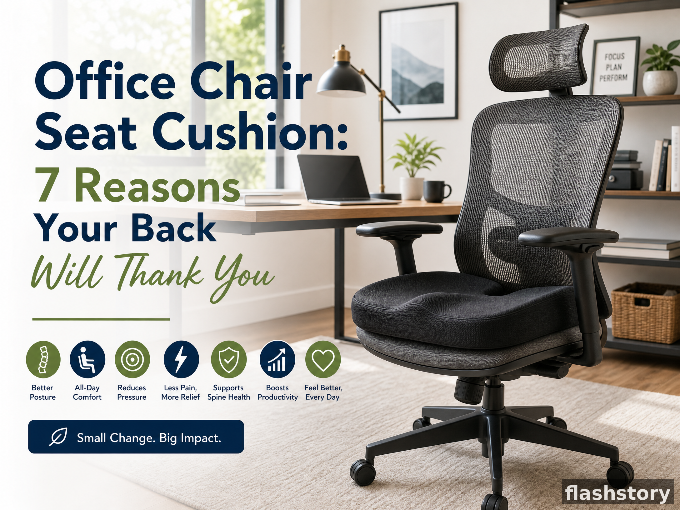 Office Chair Seat Cushion: 7 Reasons Your Back Will Thank You