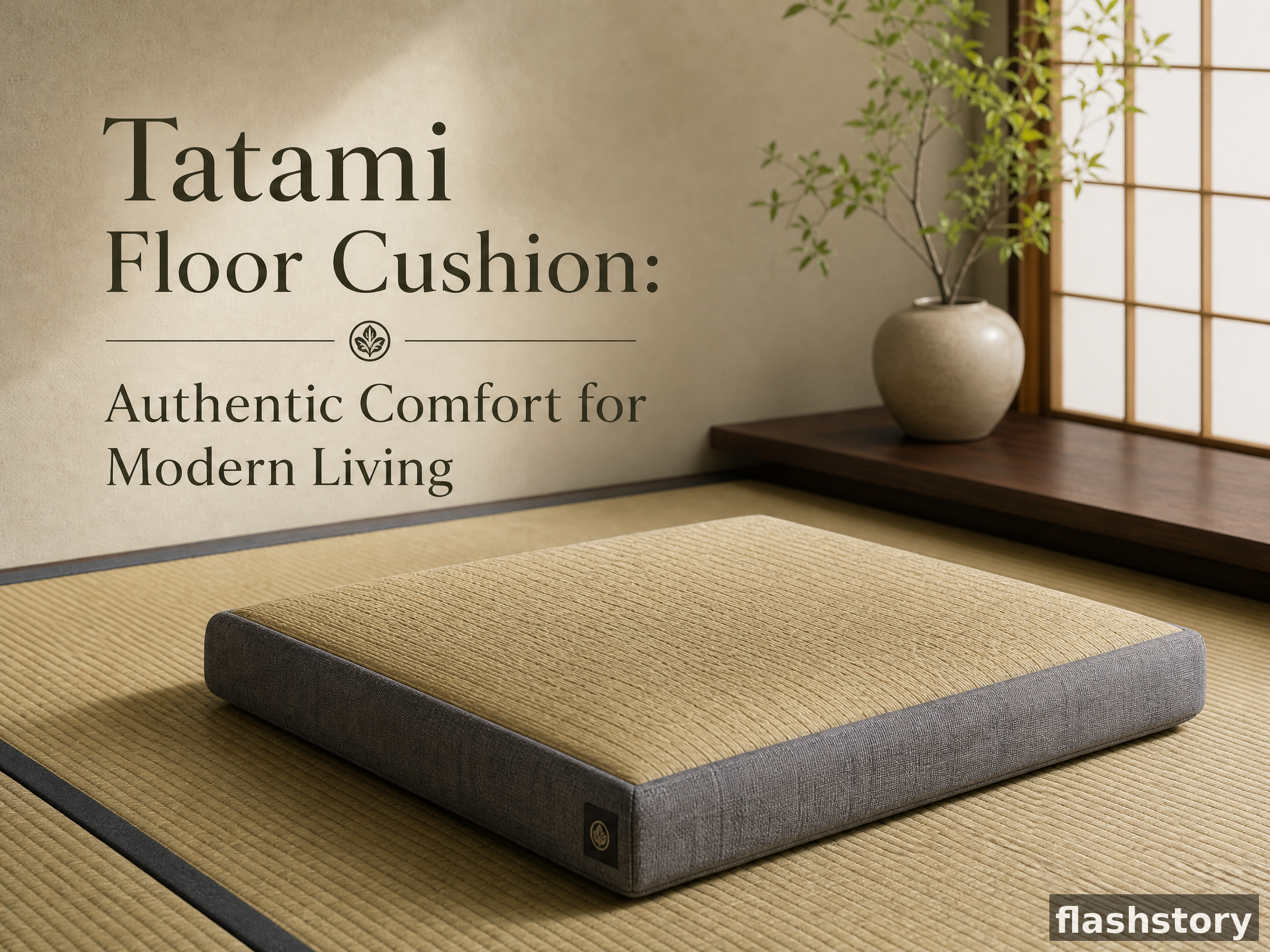 Tatami Floor Cushion: Authentic Comfort for Modern Living