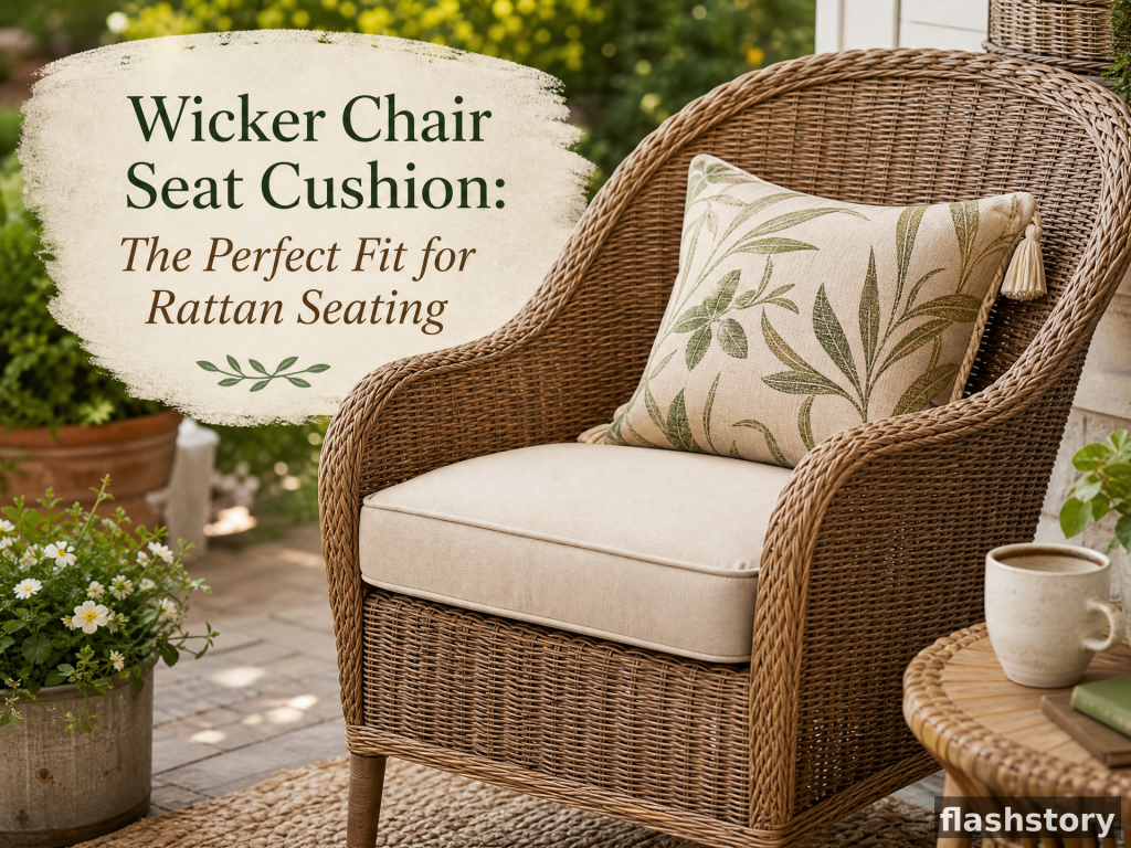 wicker chair seat cushion