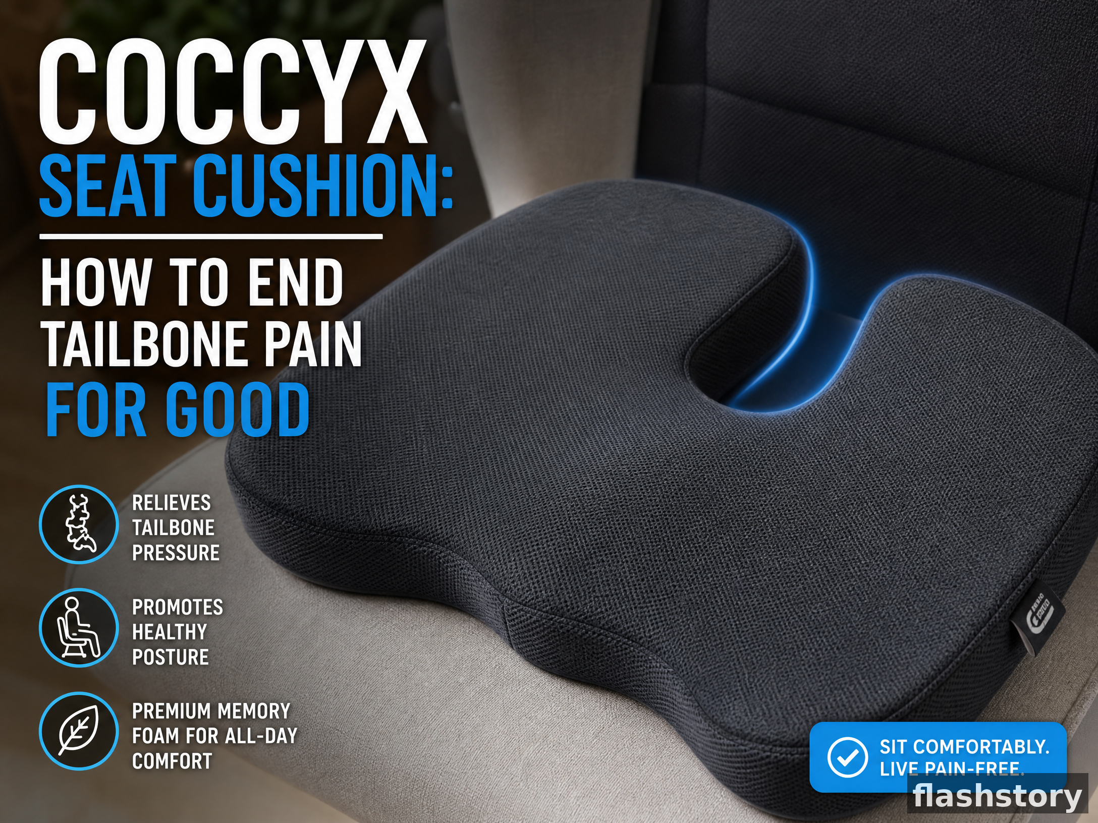 Coccyx Seat Cushion: How to End Tailbone Pain for Good