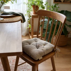 BohoLinen Dining Chair Cushion